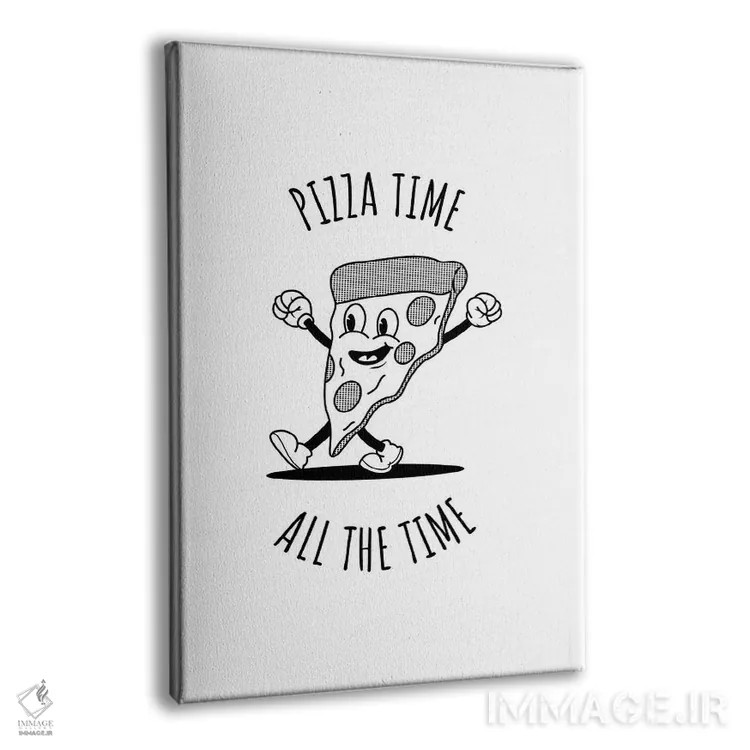 تابلو پیتزا تایم اثر آویسیکس - نمای پرسپکتیو محصول