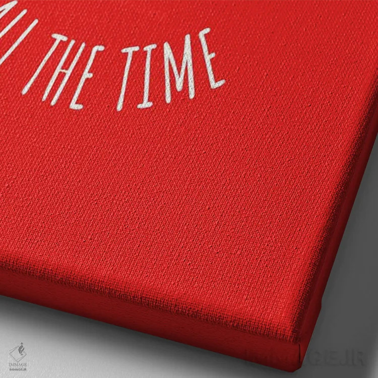 تابلو پیتزا تایم اثر آویسیکس - نمای نزدیک بافت بوم