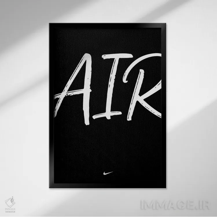 تابلو هوا (AIR) اثر آویسیکس - نمای قابدار مشکی