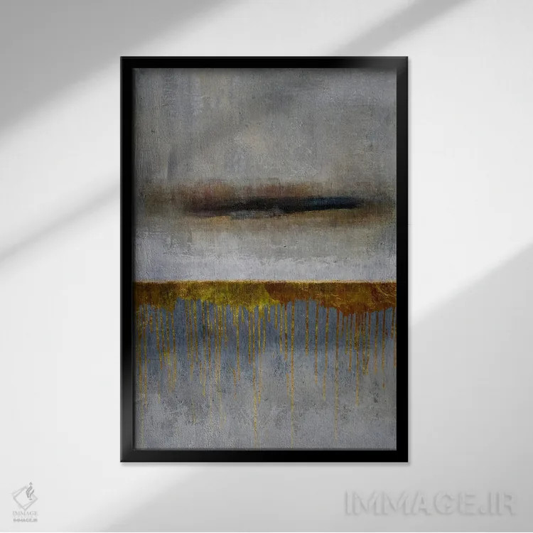 تابلو نقاشی روغنی رترو II اثر آرسی بسی - نمای قابدار مشکی