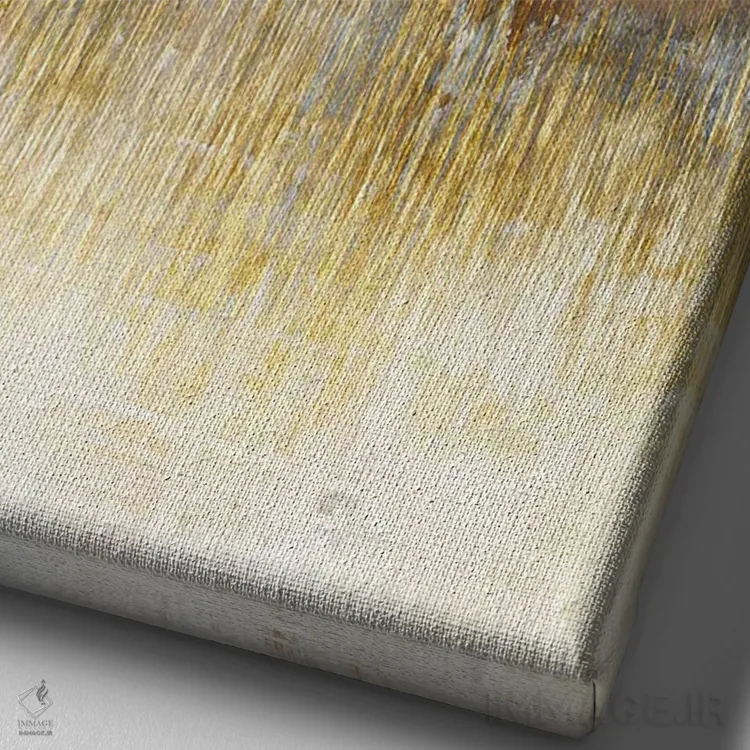 تابلو نقاشی روغنی رترو III اثر آرسی بسی - نمای نزدیک بافت بوم