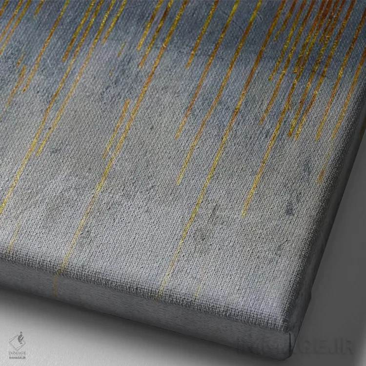 تابلو نقاشی روغنی رترو II اثر آرسی بسی - نمای نزدیک بافت بوم