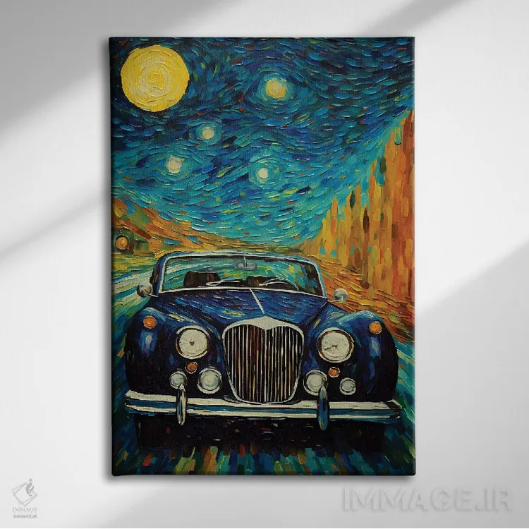 تابلو هنر امپرسیونیسم مدرن اثر آرسی بسی - نمای روبهرو روی دیوار