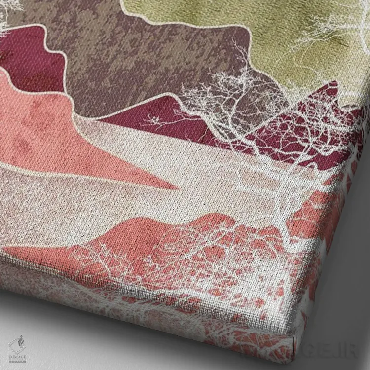 تابلو دولومیتها (کوهستان ایتالیا) اثر آرسی بسی - نمای نزدیک بافت بوم