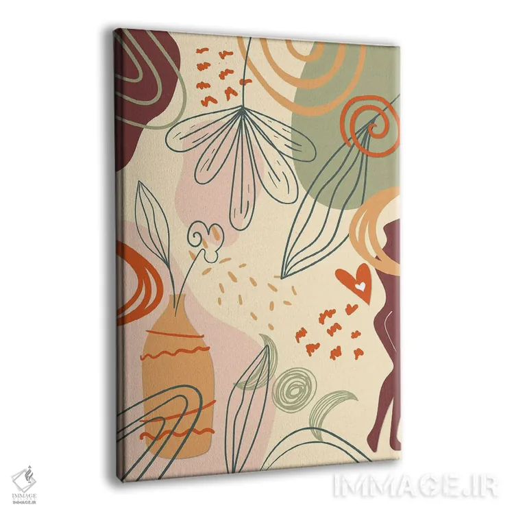 تابلو آبستره بوهو II اثر آرسی بسی - نمای پرسپکتیو محصول