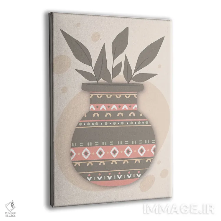 تابلو گلدانهای سفالی II اثر آرسی بسی - نمای پرسپکتیو محصول