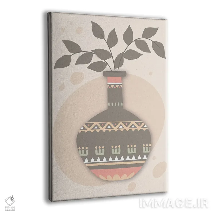 تابلو گلدانهای سفالی III اثر آرسی بسی - نمای پرسپکتیو محصول