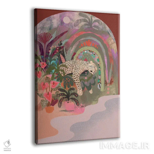 تابلو پلنگ خفته اثر امبر سامرست - نمای پرسپکتیو محصول