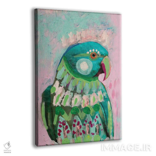 تابلو طوطی باکولا اثر امبر سامرست - نمای پرسپکتیو محصول