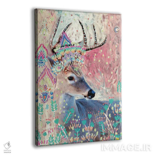 تابلو گوزن نارایان اثر امبر سامرست - نمای پرسپکتیو محصول