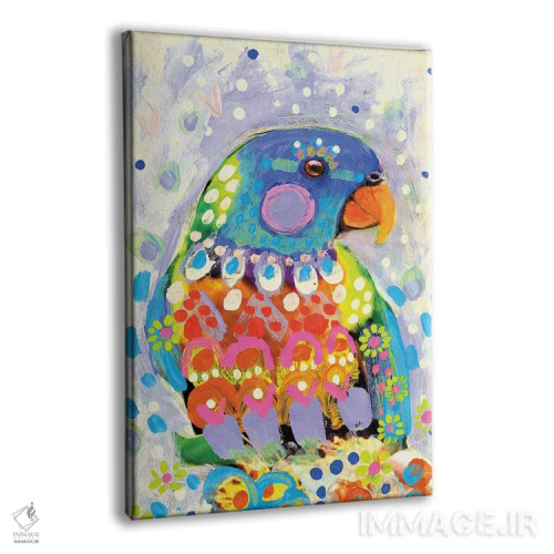 تابلو طوطی اوپالینا اثر امبر سامرست - نمای پرسپکتیو محصول