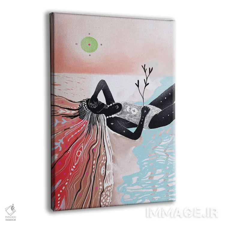 تابلو آغازهای نو اثر امبر سامرست - نمای پرسپکتیو محصول