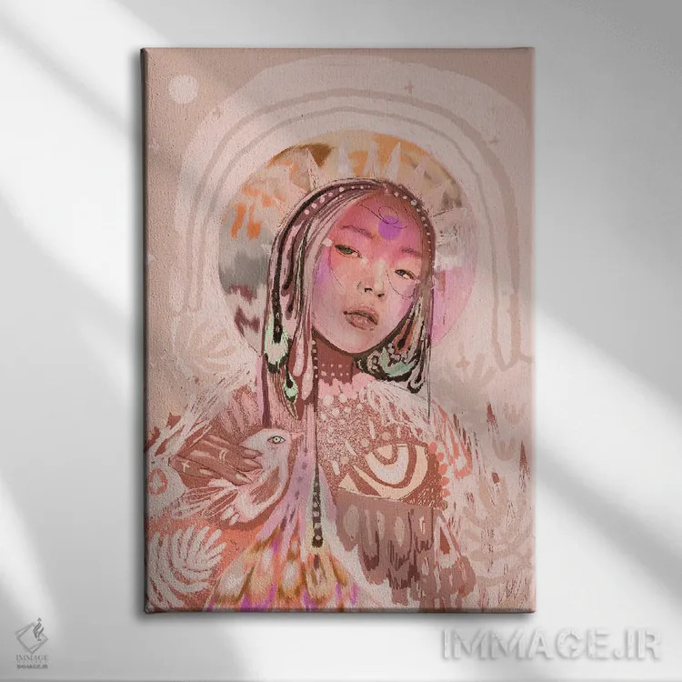 تابلو عارف (اسرارآمیز) اثر امبر سامرست - نمای روبهرو روی دیوار