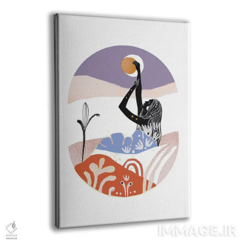 تابلو ماه افزاینده اثر امبر سامرست - نمای پرسپکتیو محصول