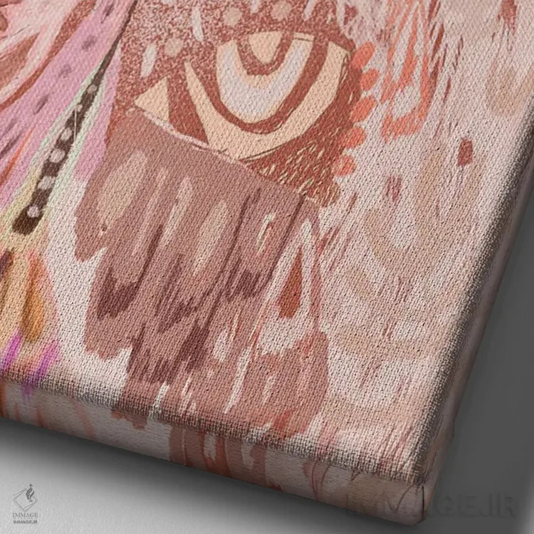تابلو عارف (اسرارآمیز) اثر امبر سامرست - نمای نزدیک بافت بوم