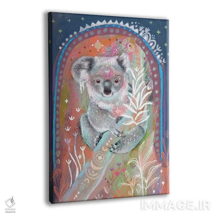 تابلو کوالای نگهبان جنگل اثر امبر سامرست - نمای پرسپکتیو محصول