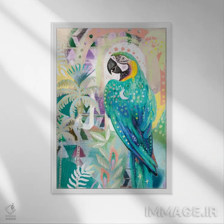 تابلو ماکائوی گرمسیری اثر امبر سامرست - نمای قابدار سفید