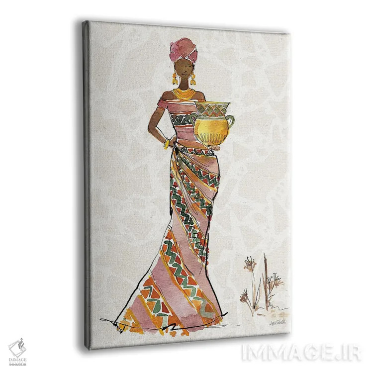 تابلو جلوهٔ آفریقایی X اثر آن تاولتی - نمای پرسپکتیو محصول