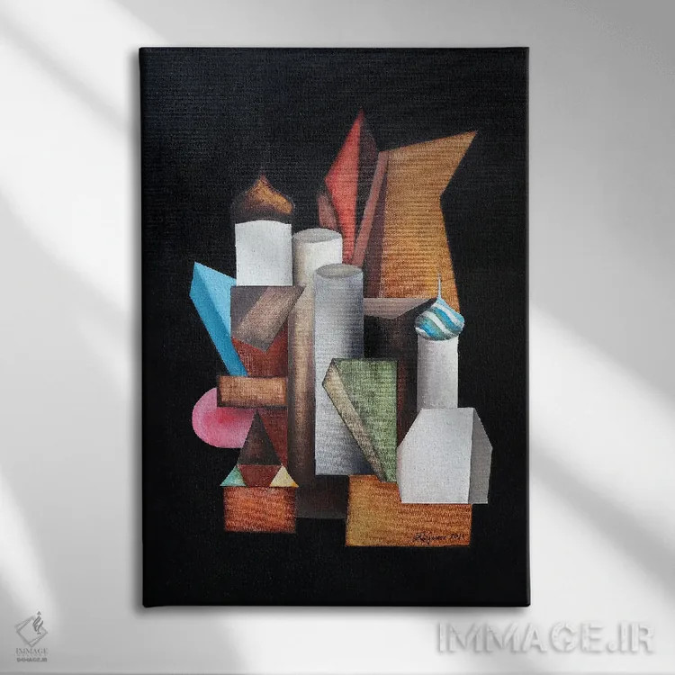 تابلو قدمزنیهای سنپترزبورگ اثر الکساندر تریفونوف - نمای روبهرو روی دیوار