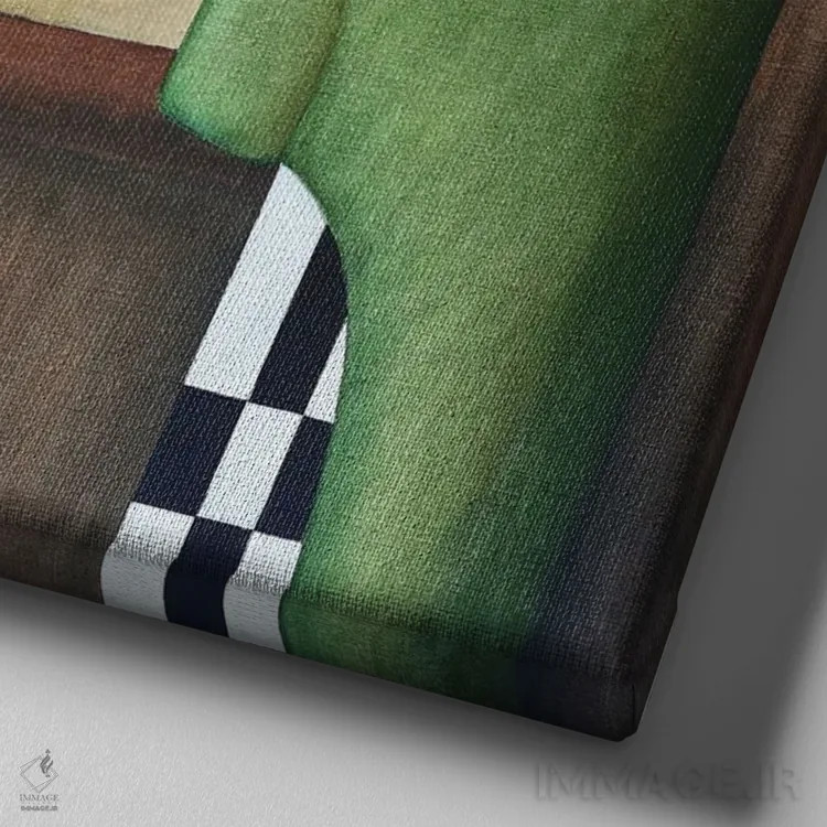 تابلو نوادا (ایالت آمریکا) اثر الکساندر تریفونوف - نمای نزدیک بافت بوم