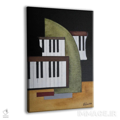 تابلو پیانو III اثر الکساندر تریفونوف - نمای پرسپکتیو محصول