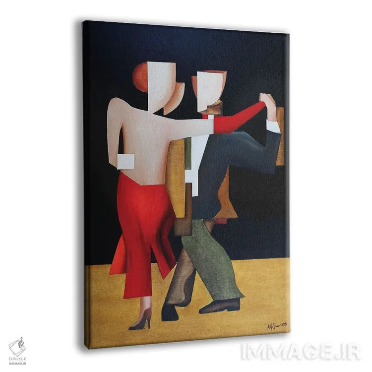 تابلو تانگو ۲۰۲۱ اثر الکساندر تریفونوف - نمای پرسپکتیو محصول