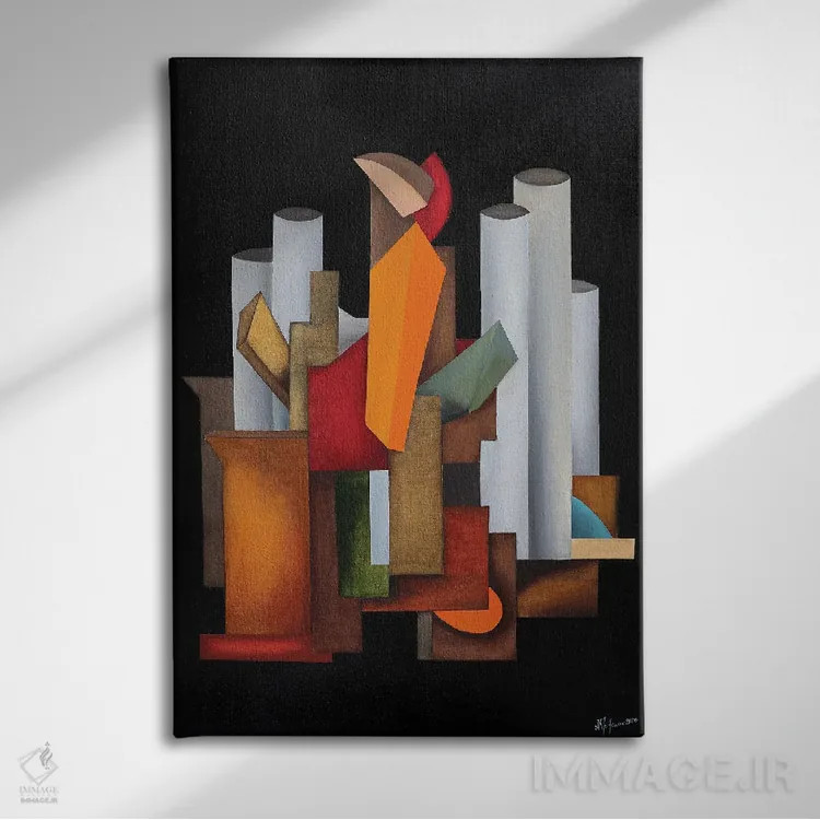 تابلو ملودی شب ۲۰۲۰ اثر الکساندر تریفونوف - نمای روبهرو روی دیوار