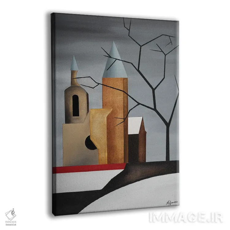 تابلو آیندهوون ۲۰۲۱ (شهر هلند) اثر الکساندر تریفونوف - نمای پرسپکتیو محصول