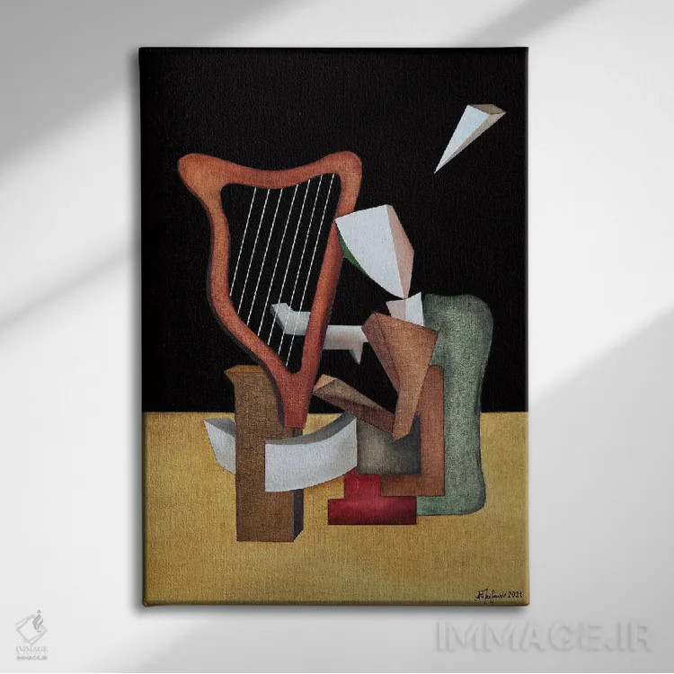 تابلو اورفئوس (اسطوره یونانی) اثر الکساندر تریفونوف - نمای روبهرو روی دیوار