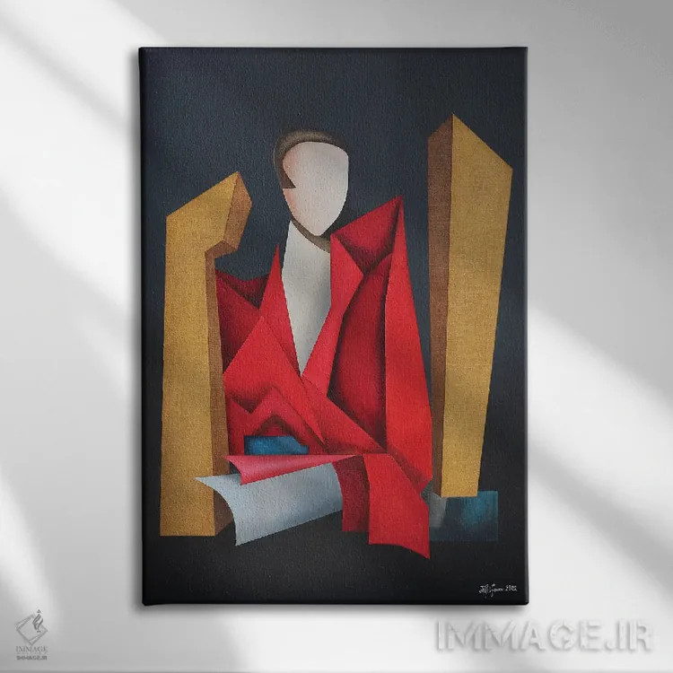 تابلو الهامبخش شعر اثر الکساندر تریفونوف - نمای روبهرو روی دیوار