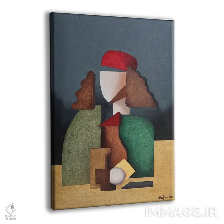 تابلو پرتره قرن پانزدهمی ساندرو بوتیچلی اثر الکساندر تریفونوف - نمای پرسپکتیو محصول