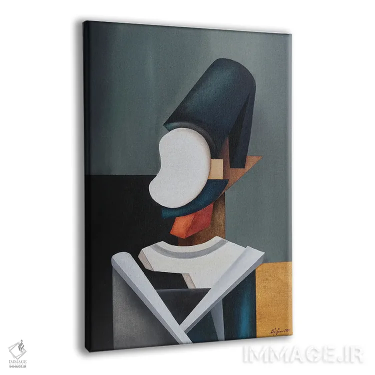 تابلو پرتره قرن پانزدهمی پترس کریستوس اثر الکساندر تریفونوف - نمای پرسپکتیو محصول