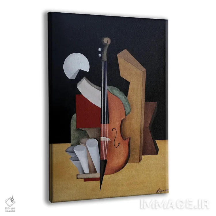 تابلو ویولنسل اثر الکساندر تریفونوف - نمای پرسپکتیو محصول