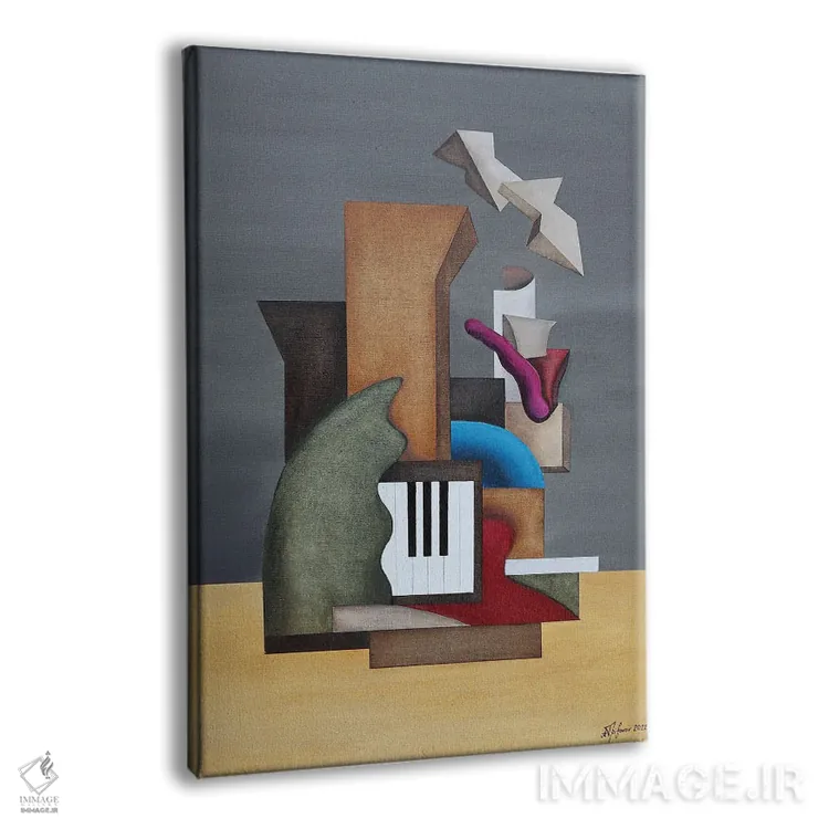 تابلو قطعه موسیقی اثر الکساندر تریفونوف - نمای پرسپکتیو محصول