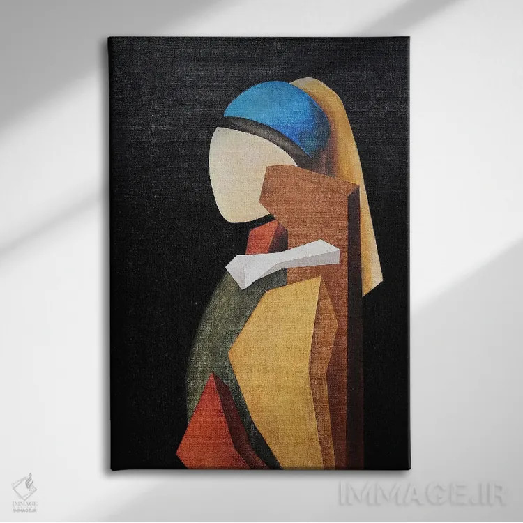 تابلو ورمیر (نقاش هلندی) اثر الکساندر تریفونوف - نمای روبهرو روی دیوار