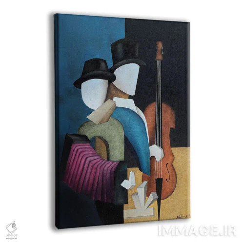 تابلو تایگر لیلیز (گروه موسیقی) اثر الکساندر تریفونوف - نمای پرسپکتیو محصول