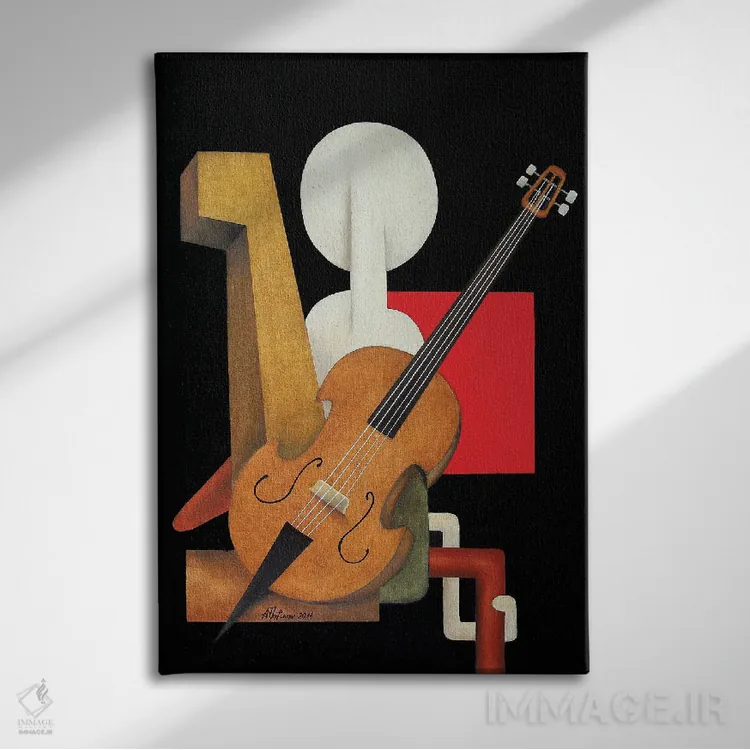 تابلو ویلنسلنواز اثر الکساندر تریفونوف - نمای روبهرو روی دیوار