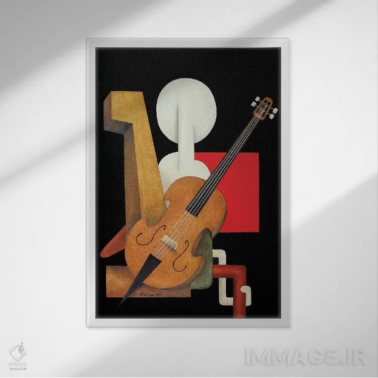 تابلو ویلنسلنواز اثر الکساندر تریفونوف - نمای قابدار سفید