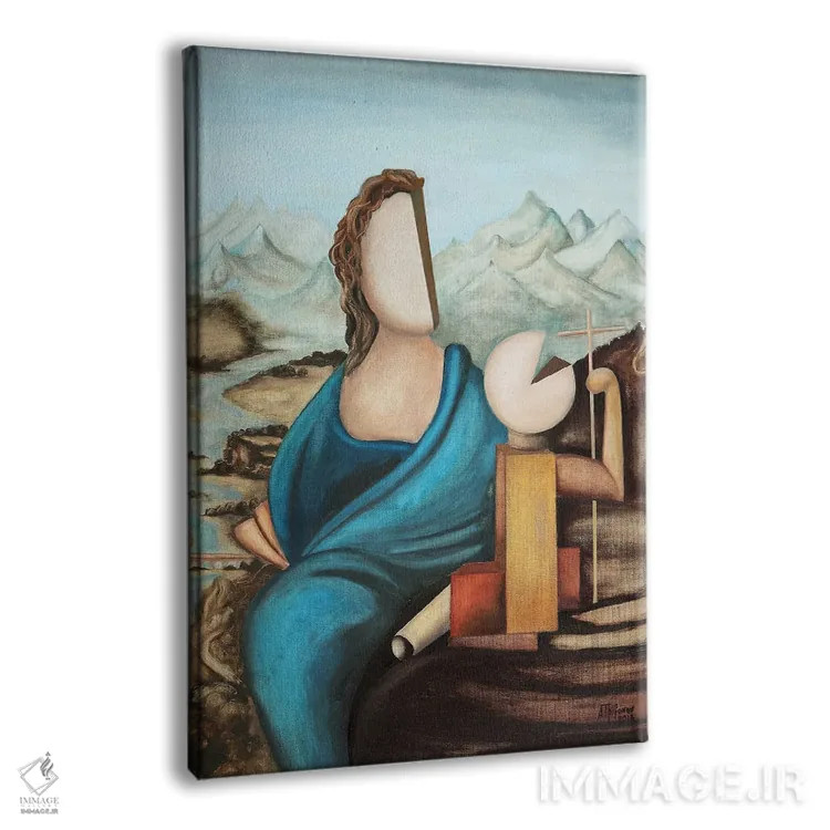 تابلو مریم بافنده (اثر نقاشی) اثر الکساندر تریفونوف - نمای پرسپکتیو محصول