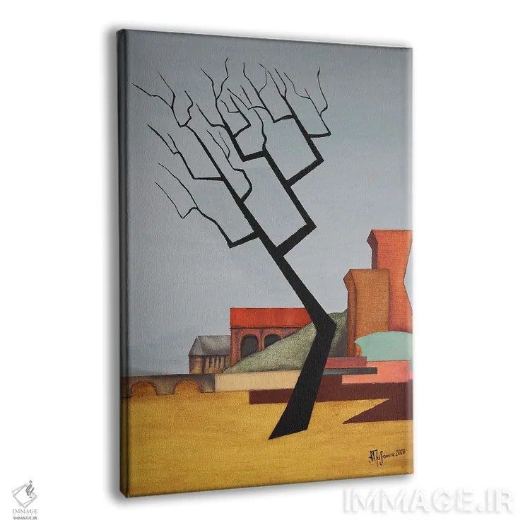 تابلو سقوط خانه آشر (اثر ادبی) اثر الکساندر تریفونوف - نمای پرسپکتیو محصول