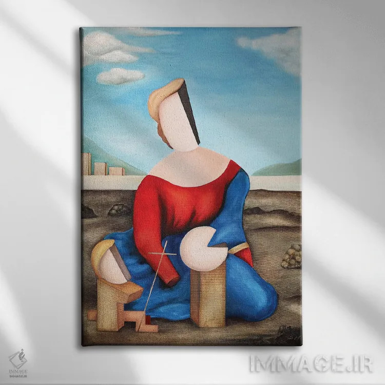 تابلو راه مخفی اثر الکساندر تریفونوف - نمای روبهرو روی دیوار