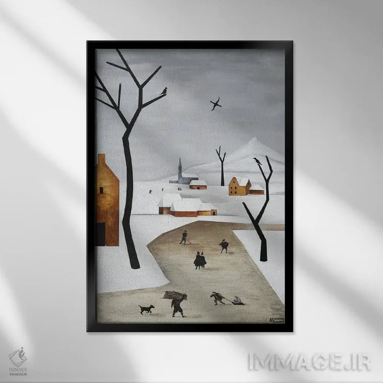 تابلو فوریه اثر الکساندر تریفونوف - نمای قابدار مشکی