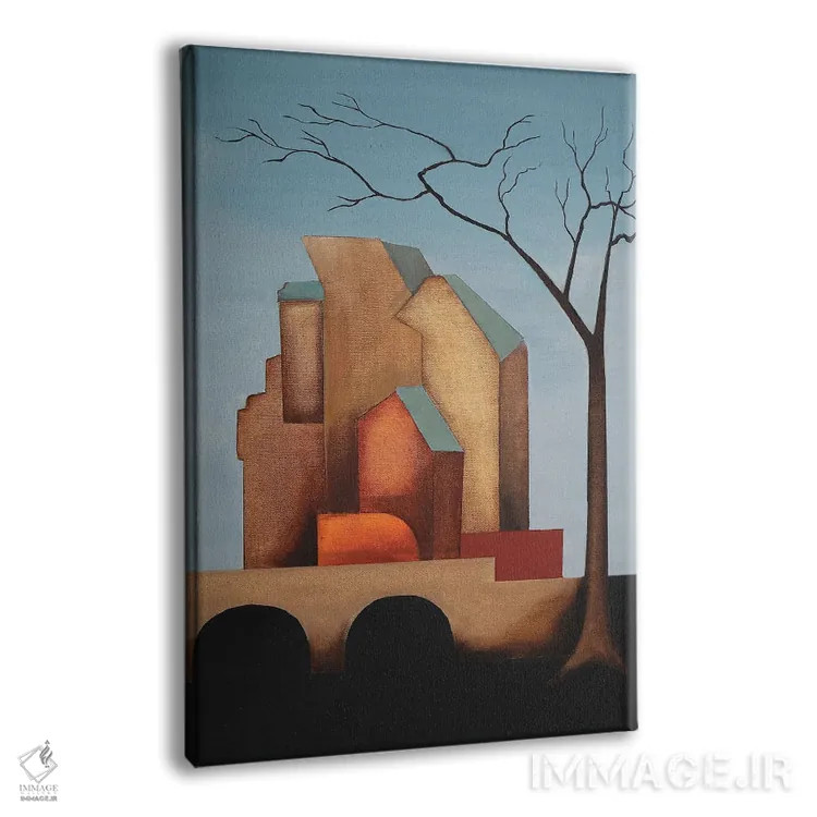 تابلو قلعه اثر الکساندر تریفونوف - نمای پرسپکتیو محصول