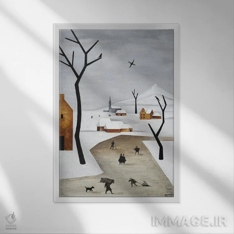 تابلو فوریه اثر الکساندر تریفونوف - نمای قابدار سفید