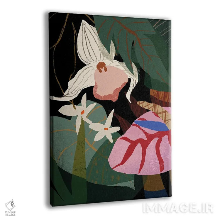 تابلو ارکیده و آنتوریوم اثر آرتی گوآوا - نمای پرسپکتیو محصول