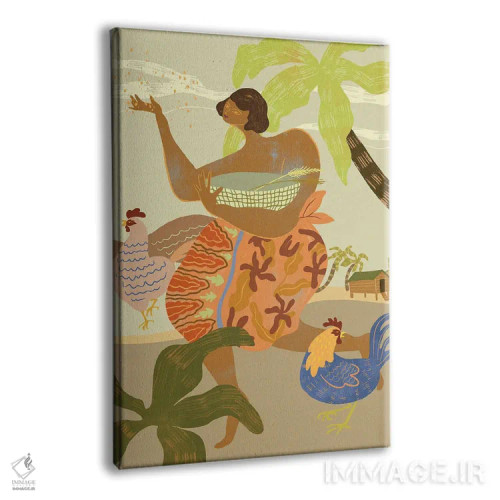 تابلو آیین صبحگاهی اثر آرتی گوآوا - نمای پرسپکتیو محصول