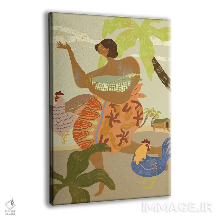 تابلو آیین صبحگاهی اثر آرتی گوآوا - نمای پرسپکتیو محصول