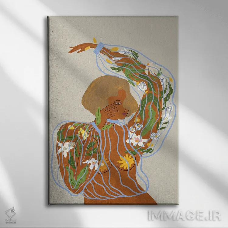 تابلو پرورش و رشد اثر آرتی گوآوا - نمای روبهرو روی دیوار