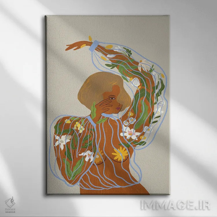 تابلو پرورش و رشد اثر آرتی گوآوا - نمای روبهرو روی دیوار