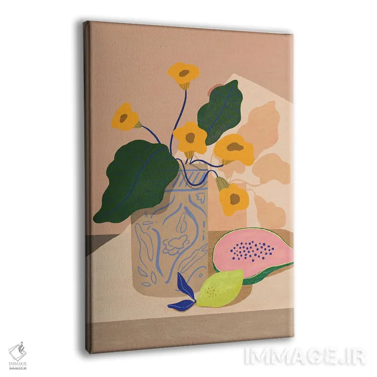 تابلو لیمو و پاپایا اثر آرتی گوآوا - نمای پرسپکتیو محصول
